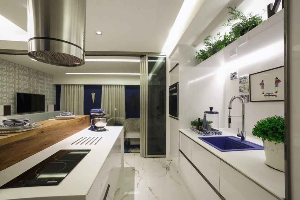Cozinha de alto padrão em Corian®